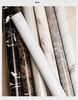 Film autocollant en marbre résistant à l'huile pour cuisine, 40 cm, imperméable, pour plan de travail, rénovation de meubles, carrelage mural