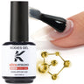 1 PCS Nail Gel Polish Ultra Glossy Top Coat Base Gel Semi Permanent UVGel Varnish Sealer Finish Transparent Diamond Top No Wipe