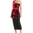 2025 New Spring Women Sexy One Shoulder Red Flowers Bodycon Bandage Long Dress Celebrate Evening Party Nightclub Dress - Lootquake