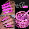 LILYCUTE 5ml Liner Gel Nail Polish UV LED Nail Art Paint Gel Gorgeous Glitter French Effect Semi Permanent Nail Painting UV Gel