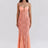 Mozision Floral Lace Sexy Maxi Dress For Women Orange Spaghetti Strap Sleeveless Backless Bodycon Club Party Long Dress Elegant - Lootquake