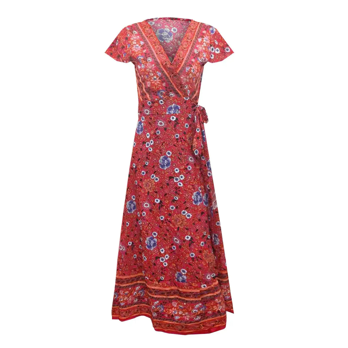 2024 Summer Leisure Hot Sale Holiday Printed Dress Sexy Long Dress Women's Wear - Lootquake