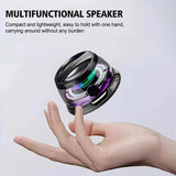 Enceinte Bluetooth portable G200, éclairage RGB, haut-parleur magnétique BT5.3, mini caisson de basses, autonomie de 7 heures, support pour téléphone