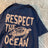 Respect The Ocean Green Turtle T Shirt Men Oversized Clothes Hip Hop Breathable Short Sleeve Harajuku Summer Cotton T-Shirt - Lootquake