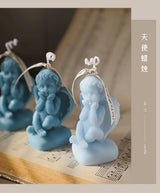 Vela perfumada con forma de ángel para decoración de habitación, estilo nórdico, que alivia la fatiga y crea un ambiente festivo para bodas y cumpleaños.