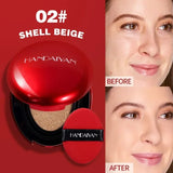 Face Air Cushion Foundation 6 Colors Concealer Foundation Lasting Full Coverage Liquid Foundation Moisturizing BB Cream Makeup