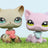 Mini 2pcs Lot Pet Shop Dogs and Cats Collectable With Accessories Best Gift For Kids Toy - Lootquake