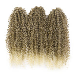 18" Magic Afro Kinky Curly Crochet Hair | Ombre Passion Twist Braids | 60 Strands/Pack | Heat Resistant