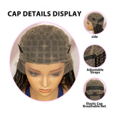 16" Short Brown Box Braided Full Lace Wig | Curly Ends | African Braids | Black Women