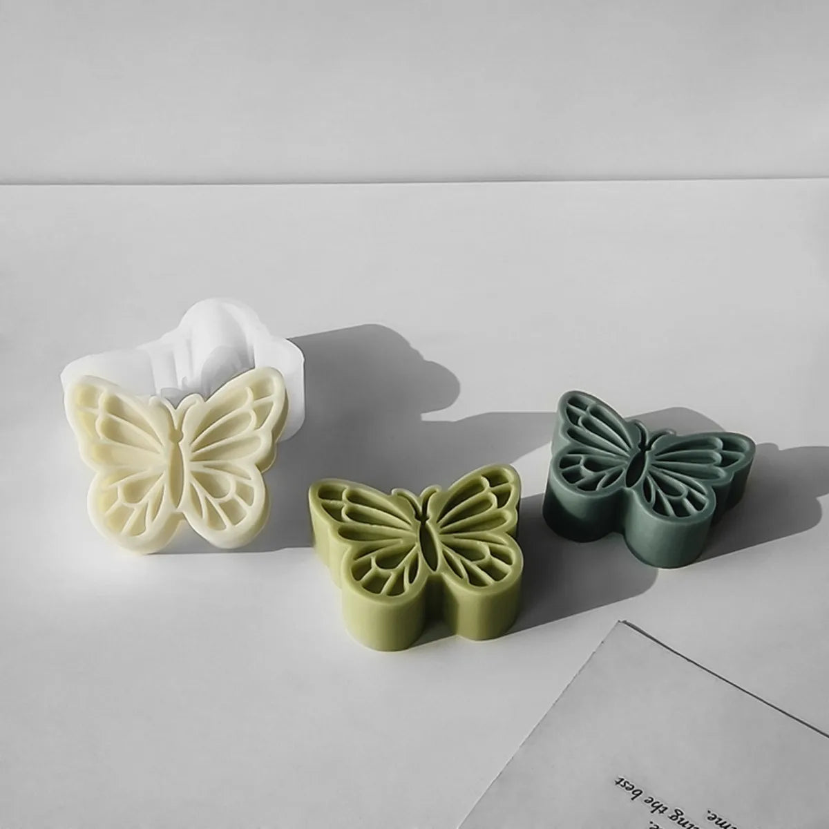 Sculpture Beautiful Butterfly Candle Silicone Mold DIY Insect Series Resin Mould Aromatherapy Soap Gypsum Handmade Home Decor