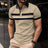 2024 Polo Shirt Polyester Casual Beach Polo Shirts Summer Contrast Striped Printing Shirts Mens Polo Shirts Mens Best For Man - Lootquake