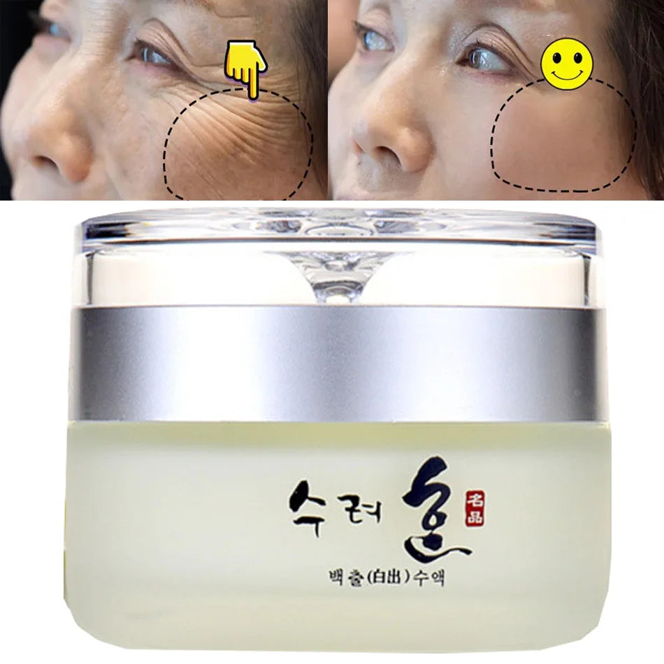 Crema facial de colágeno de 50 g que nutre y rellena la piel, con textura fresca, rejuvenece la piel, crema hidratante de día y noche, cosmética coreana.