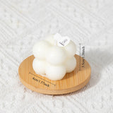 Bougie parfumée cubique compacte, parfum puissant, décoration d'intérieur, cadeau pour anniversaires, détente, toutes saisons, rafraîchissement de la pièce, aromathérapie