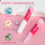 14PCS Nail Glue for Press on Nails for Nail Tips Acrylic Nail Glue Long Lasting Super Strong Nail Glue for Nails Salon