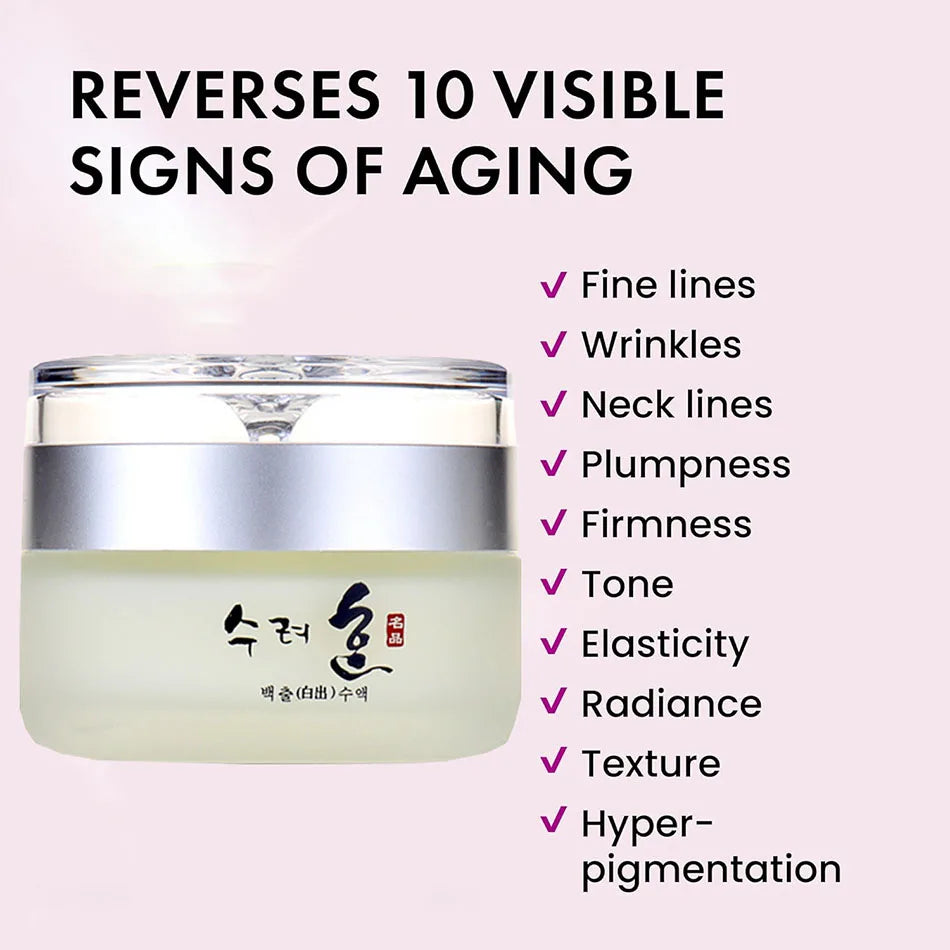 Crema facial de colágeno de 50 g que nutre y rellena la piel, con textura fresca, rejuvenece la piel, crema hidratante de día y noche, cosmética coreana.