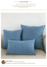 Housse de coussin décorative pour canapé, 30 x 50/40 x 40/45 x 45/40 x 60/50 x 50/55 x 55/60 x 60 cm