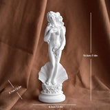 Estatuas de diosas griegas clásicas: pequeñas figuras artísticas, esculturas de Venus para estanterías de oficina y decoración de sala de estar.