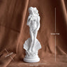 Estatuas de diosas griegas clásicas: pequeñas figuras artísticas, esculturas de Venus para estanterías de oficina y decoración de sala de estar.