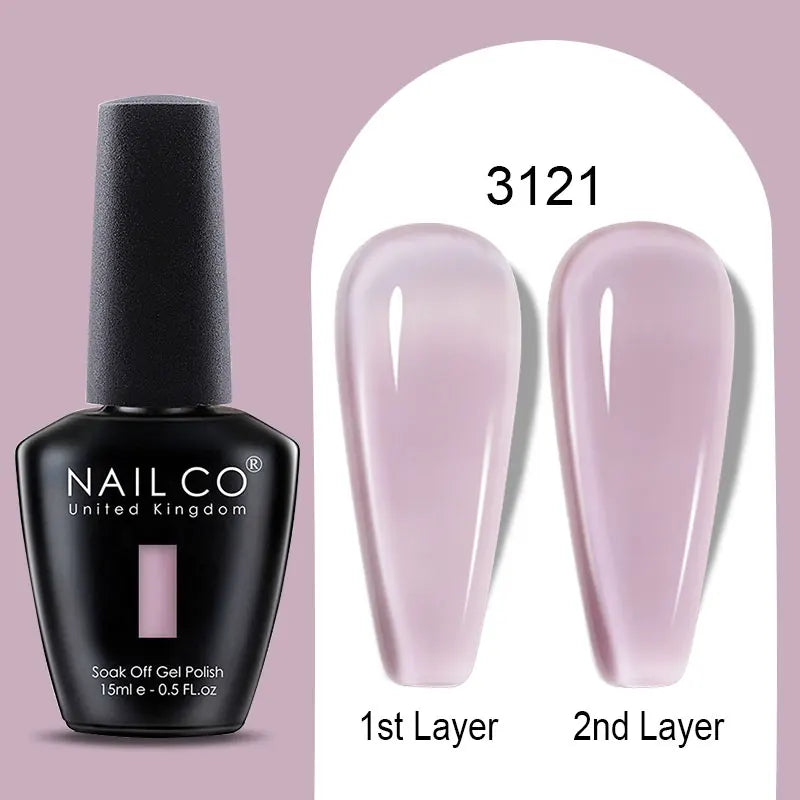 NailCO Gel Nail Polish Nail Art Translucent Vernis Semi Permanent UV LED Lamp Gel Manicure for Gel Polish Nail Glue Productos