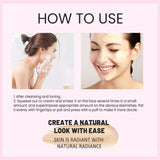 Crema de base CC, hidratante natural, resistente al agua, iluminadora, corrector, cobertura, control de grasa y manchas, maquillaje duradero.