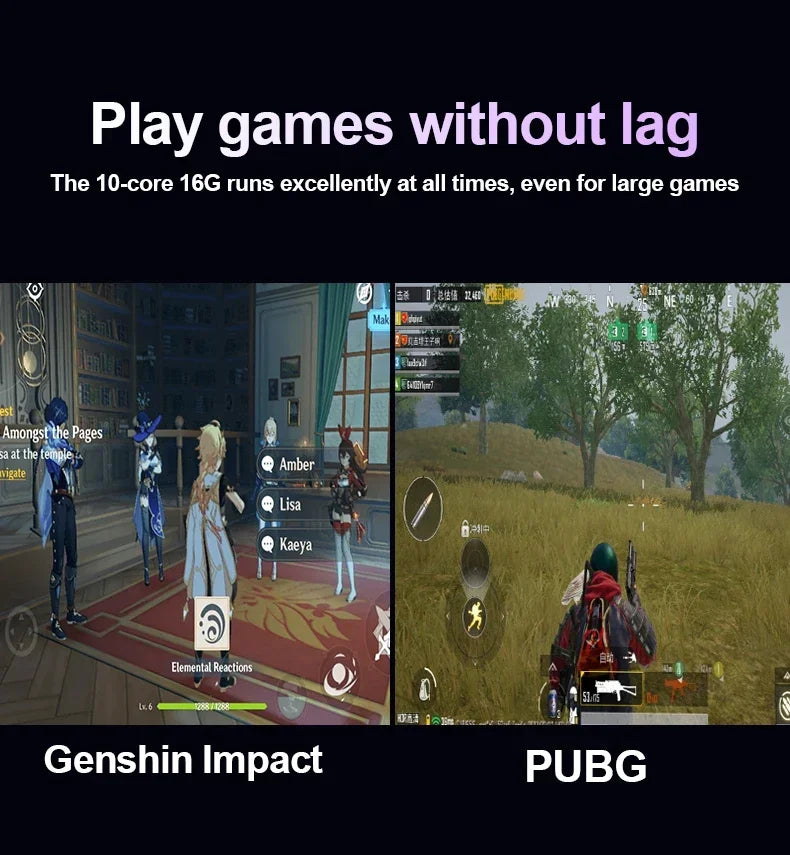 Tablette originale Pad 8 Pro 10,1 pouces Android 13 Global Snapdragon 8gen2 16 Go + 1024 Go 10 000 mAh 5G Double SIM Wi-Fi HD Plein écran