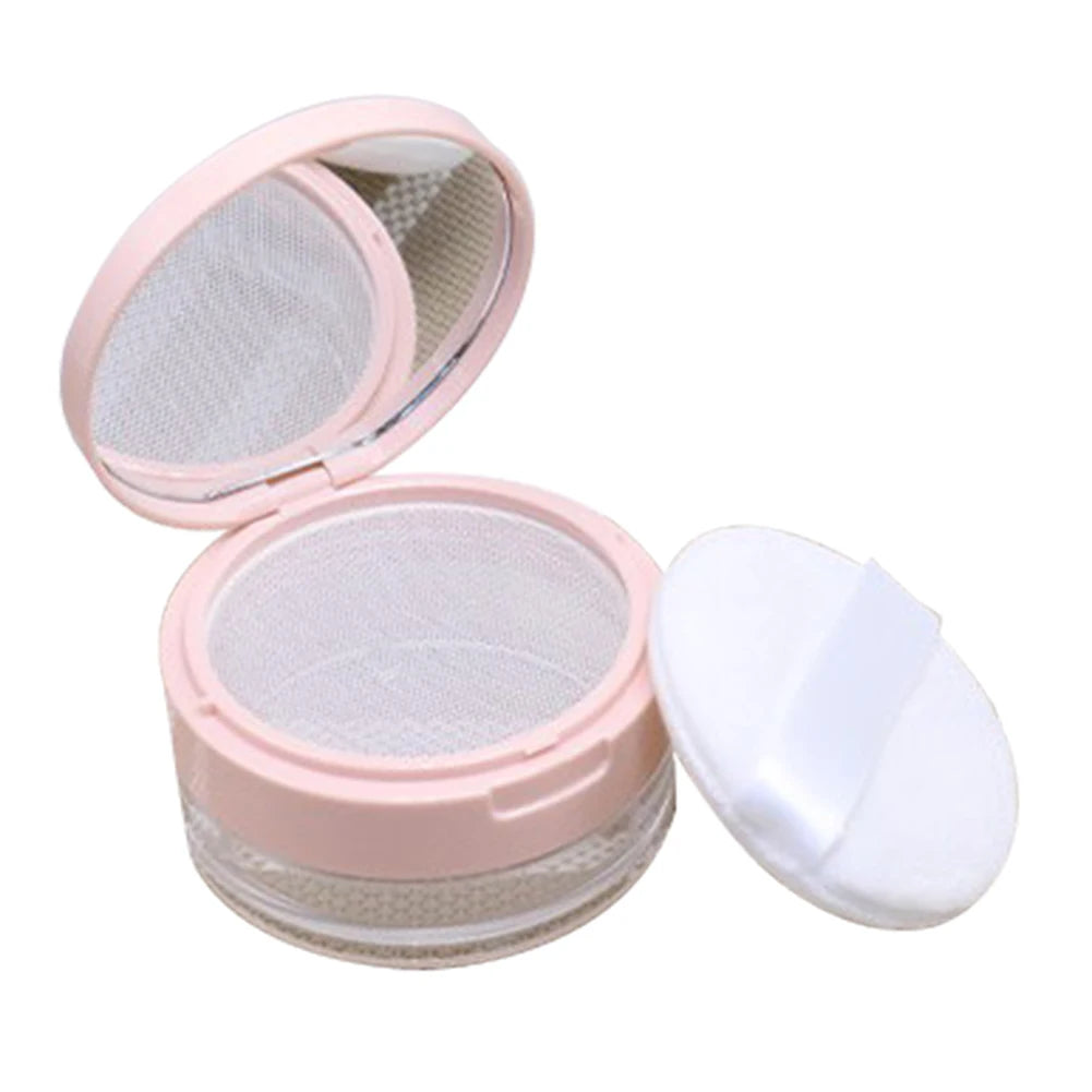 Caja de embalaje para polvos sueltos cosméticos, caja de subembalaje para polvos sueltos, malla elástica práctica, caja para polvos sueltos con miel