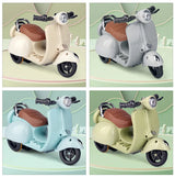 Minimoto eléctrica para muñecas Labubu, accesorios para muñecas Labubu, divertidos y adorables juguetes para muñecas, con luces y música, regalo de Navidad para niños.