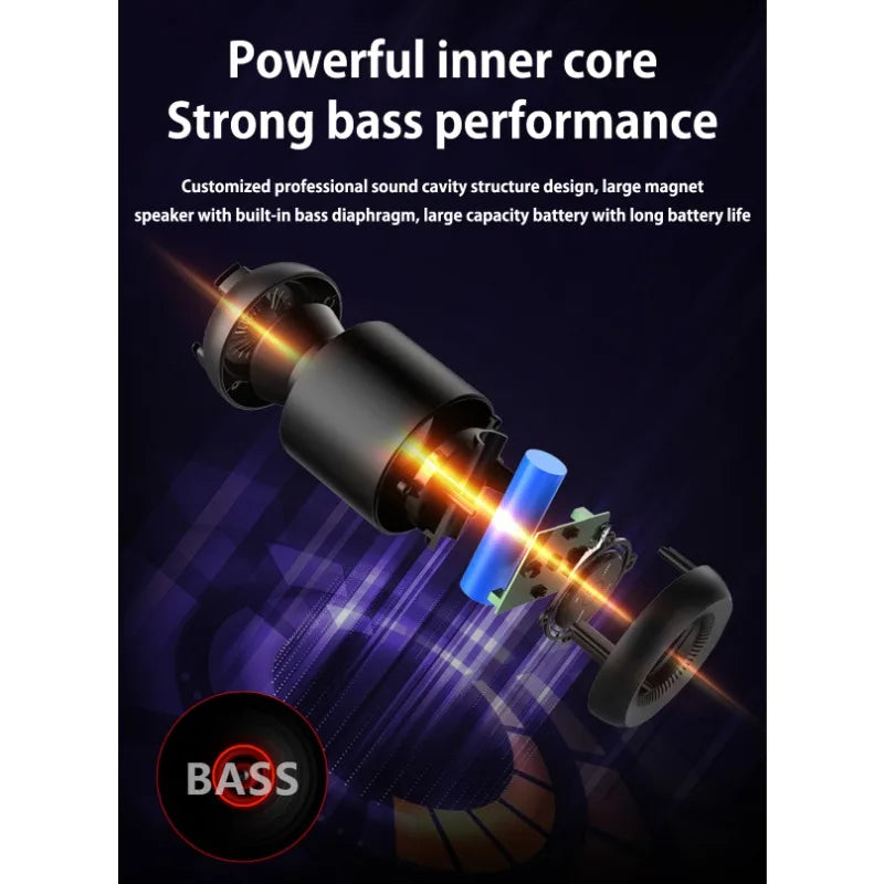 Altavoz Bluetooth inalámbrico con IA, control de voz artificial inteligente, tarjeta de inserción, audio pequeño, teléfono móvil, computadora de escritorio