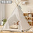 Tent for Kids Indoor Household Children Play House Wigwams Portable Folding Tipi Teepee Girl and Boy Castle Play Room Tents - Lootquake
