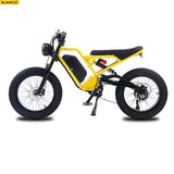 Bicicleta eléctrica AKEZ de 18 Ah, 1500 W, 48 V, para adultos, de 20 pulgadas, con freno hidráulico de aceite.
