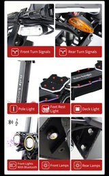 Halo Knight T107Pro Powerful Electric Scooter Adult Professional 95KM/H Fast E Scooter 6000W Off Road Dual Motor EScooter Cheap