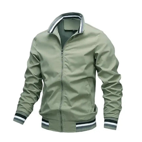 Fashion Men’s Windbreaker Jacket White Casual Jacket Men Outdoor Waterproof Sports Coat Spring Summer Bomber jacket Men Clothing - Lootquake