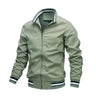 Fashion Men’s Windbreaker Jacket White Casual Jacket Men Outdoor Waterproof Sports Coat Spring Summer Bomber jacket Men Clothing - Lootquake