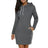 Women Winter Warm Hooded Pullover Sweatshirt Long Dress Sweatshirt Hoodies Women - Lootquake