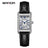 SANDA 1116 New Fashion 2024 Elegant Design Rectangle Dial Water Resistant Quartz Movement Business Women Analog Wrist Watch - Lootquake