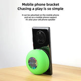 Wireless Bluetooth Speaker IPX4 Waterproof Loudspeaker Long lasting Mini Stereo LED Bathroom Sound Box With Powerful Suction