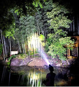 White Laser Fishing LED Headlamp Sensor XHP90 Headlight with 18650 Battery Flashlight USB Rechargeable Head Lights Torch Lantern - Lootquake
