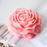 Molde de silicona para velas con fragancia de flor de peonía, hecho a mano, para hacer regalos, molde de yeso, decoración de flores, colgante, molde de gota