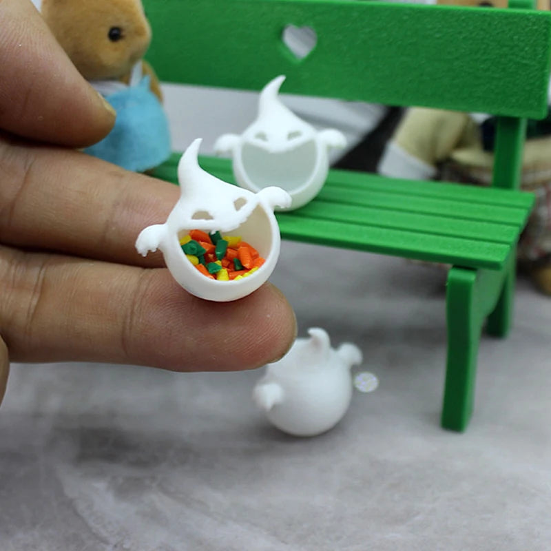 Halloween Miniature Scene Ornaments – Small Furniture Decor for Dollhouses