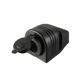 Universal 12/24V Cigarette Lighter Socket Car Splitter Power Socket Charger With Waterproof Tent Base for Van Truck Boat ATV - Lootquake