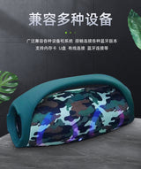 High power bluetooth speaker portable RGB colorful light waterproof wireless subwoofer 360 stereo surround TWS FM boombox