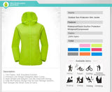 Camping Waterproof Jacket Men Women Windbreaker Men Raincoat Rain Jacket Men Waterproof Hiking Climbing Clothes Sun Protection - Lootquake