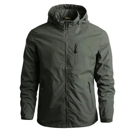 Men's Jackets Waterproof Function Hooded Jacket Windbreaker Outdoor Camping Sports Elastic Coat Male Clothing Thin Overcoat - Lootquake