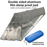 Waterproof Picnic Mat Beach Mattress Sleeping Pad Aluminum Foil EVA Foam Mat Outdoor Tent Footprint Ultralight Camping Mat - Lootquake