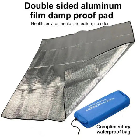 Waterproof Picnic Mat Beach Mattress Sleeping Pad Aluminum Foil EVA Foam Mat Outdoor Tent Footprint Ultralight Camping Mat - Lootquake
