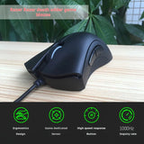 Original Razer Wired Gaming Mouse Optical Sensor 6400 DPI Gaming Mouse For Laptop Optical Mouse Light Speed Mouse