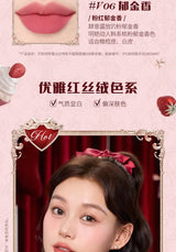 Crema labial Flower Knows Strawberry Cupid Cake, barra de labios hidratante mate, maquillaje de labios suave y sedoso, cosméticos profesionales.