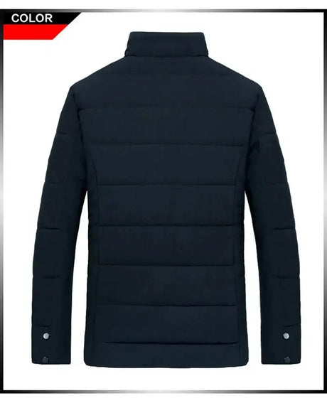 Men's Warm Jacket Winter Coats Fur Collar Windbreaker Cotton Padded Anorak Thick Black Coat Male Casual Fleece Jacket Men - Lootquake