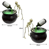 Halloween Black Witch Bowl Magic Float Bottle and Diffuser Horror House Decoration Hocus Party Scary Props Halloween Decor