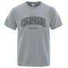 California West Coast Street Letter Tops Men Hip Hop Crewneck Tee Clothes T Shirt Summer Breathable T-Shirt Street Cotton Tshirt - Lootquake